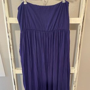 Blue Maxi Skirt